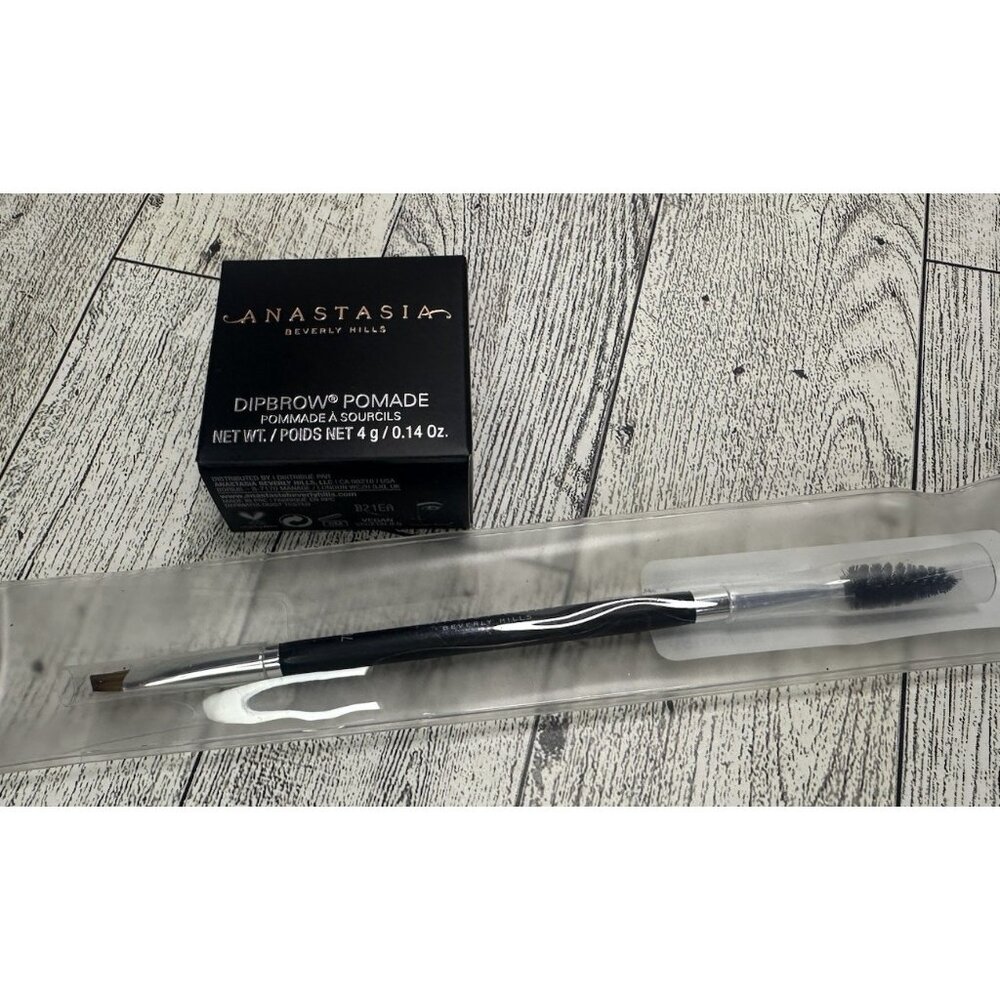 Anastasia Beverly Hills DIPBROW Pomade Caramel + 7B Dual-Ended Angled Brush NEW!